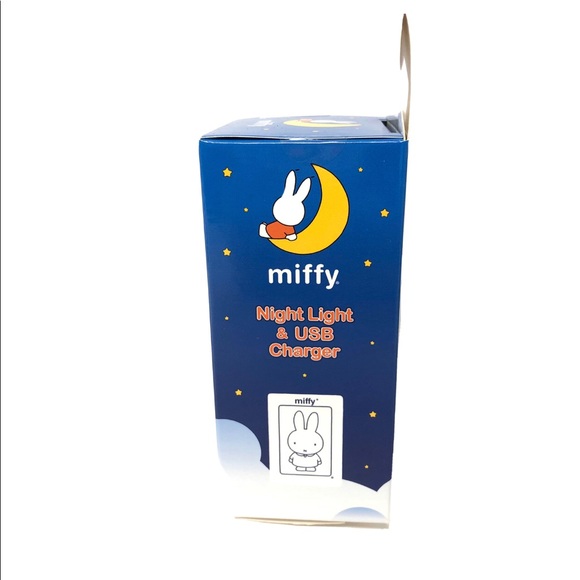 Miffy Yellow Bunny Warm White LED Night Light With Dual USB Charger 5” - Picture 4 of 8